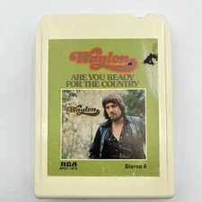 Waylon Jennings - Are You Ready For - Restored 8 Track Tape - New Pad and Splice