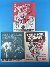 Collector's Dream Magazine #1-3 Lot 1977 [VG]  G & T Enterprises