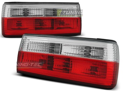 Baklykter for BMW E30 87-90 Rödvit Gratis frakt LTBM15WL XINO CA