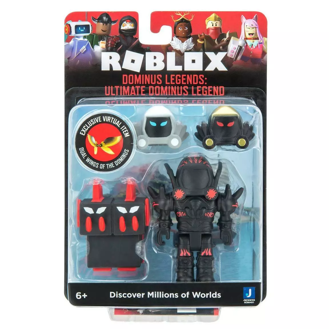 Roblox Action Collection - Dominus Legends: Ultimate Dominus Legend Core +  2 Mystery Figure Bundle [Includes Exclusive Virtual Item] 