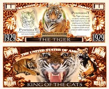 OUR TIGER DOLLAR BILL (2 Bills)