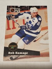 1991-92 Pro Set Maple Leafs #232 Rob Ramage