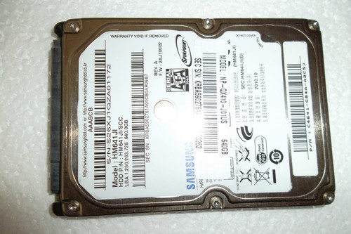 Samsung Spinpoint 2.5" Internal Notebook Drive 640GB 5.4K RPM 3.0Gb/s HM641JI - Picture 5 of 6