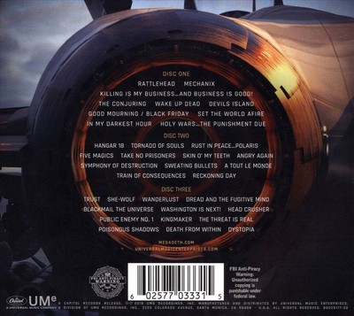MEGADETH - WARHEADS ON FOREHEADS (3 CD) NEW CD