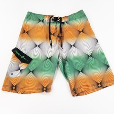Maui and Sons Board Shorts Mens Size 32 Multicolor Beach Surf Swim Trunks