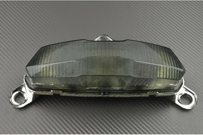 Feu arrière LED fumé Kawasaki ZX9R clignotants synchronisés haute luminosité 94-97