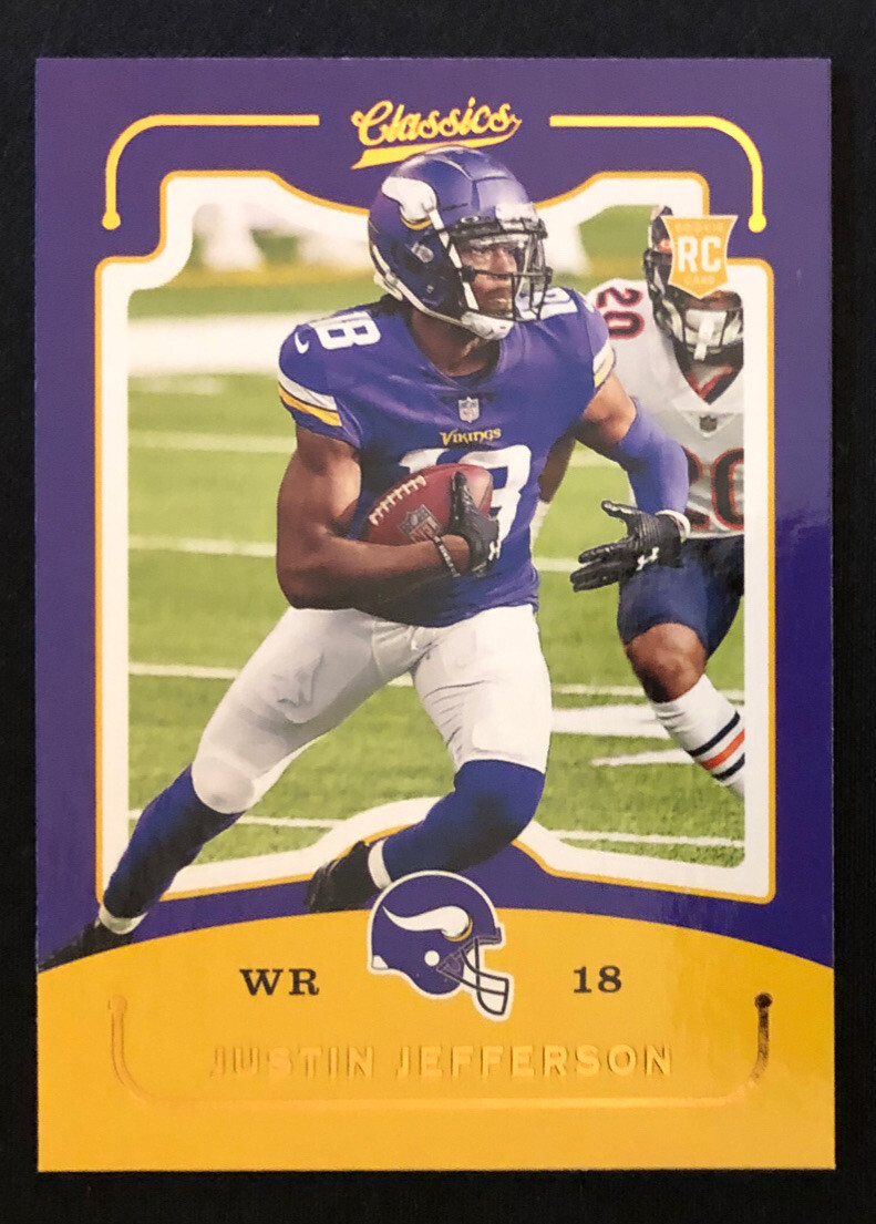 2020 Chronicles Classics Justin Jefferson RC Minnesota Vikings Card #CL-13