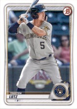 2020 BOWMAN DRAFT MILWAUKEE BREWERS - TRISTEN LUTZ #BD-68
