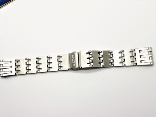 SEIKO 19MM MENS STAINLESS STEEL 5M42-0G99 WATCH BAND FOR KINETIC STYLE SKH411-13 - Picture 1 of 6