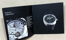 PANERAI 1997 2003 Radiomir Booklet Heritage Blackseal 8 Days GMT Alarm Steel /