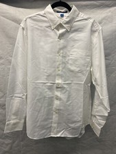 Port Authority Long Sleeve Button up White Size Large