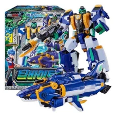 Metal Cardbot S Season2 DeepBite Submarine Transformer Robot Figure Toy
