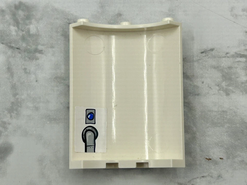 Lego Parte Blanco Cilindro Cuarto 4 x 4 x 6 (Pegatinas) Rocket Ride 3831 Bob Esponja Foto 2 de 3