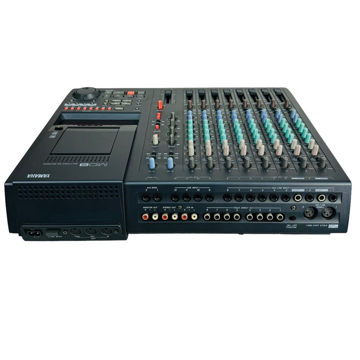 Yamaha MD8 8track Multitrack Mini Disc MD Recorder Black [Excellent
