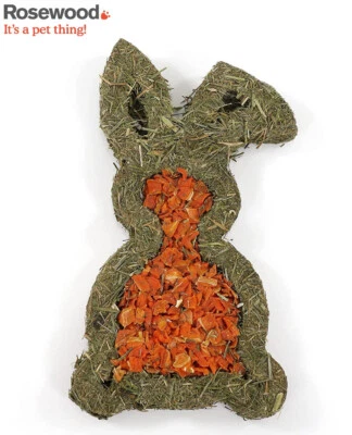 ROSEWOOD SMALL ANIMAL RABBIT TREAT CARROT 'N' FORAGE BUNNY HAY CARROT TREAT