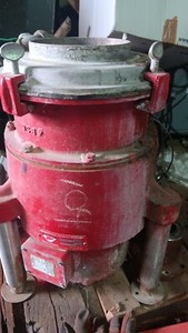 RED GOAT  B3P-R Food Waste Disposer - Red 3 Hp 