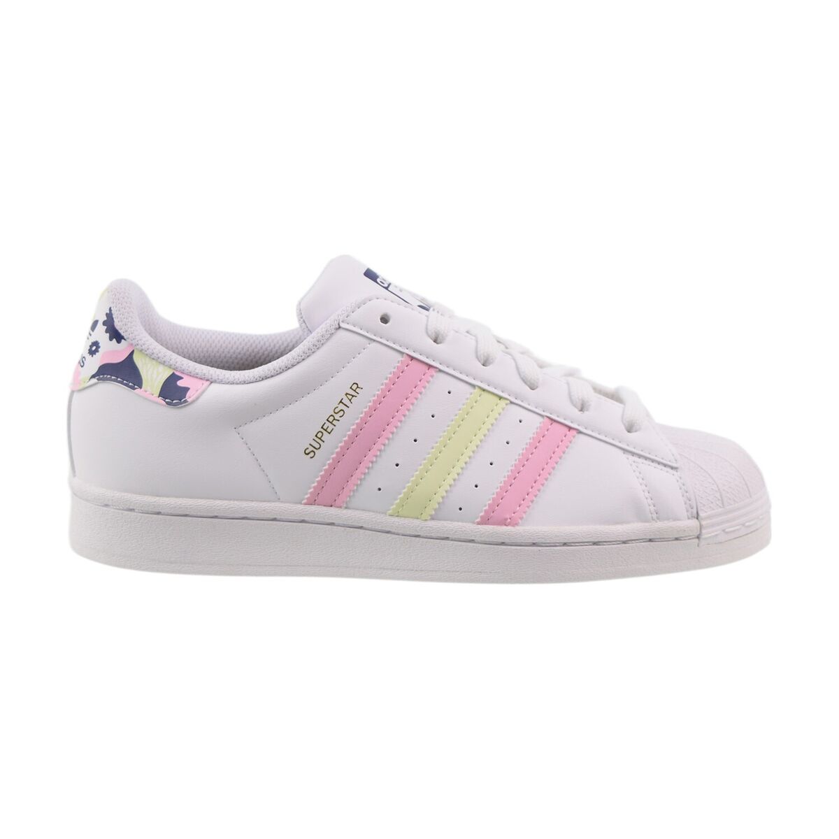 Adidas Superstar Big Kids' Shoes Cloud White-Floral GY3330 Adidas Superstar Big Kids' Shoes Cloud White-Floral GY3330