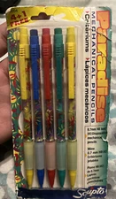 5 Vtg Scripto Paradise Mechanical Pencils Rare New Sealed 2001