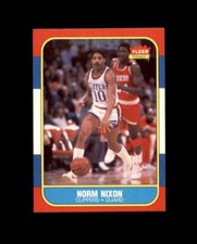 1986-87 Fleer #80 Norm Nixon MINT Clippers Break 5