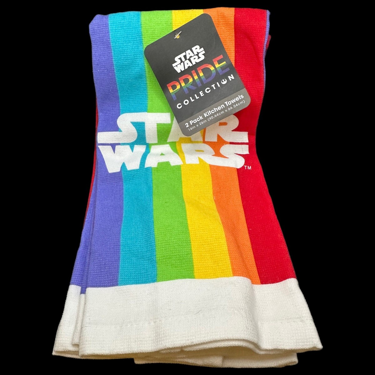 Disney Star Wars Rainbow Kitchen Hand Dish Towel Set of for sale