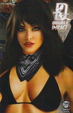 Double Impact #1B Preview Piper Rudich Close-Up Trade Dress Variant LTD 200