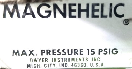 Dwyer 2030C Magnethel-Manometer 0-30 15Psi Max - Bild 3 von 4