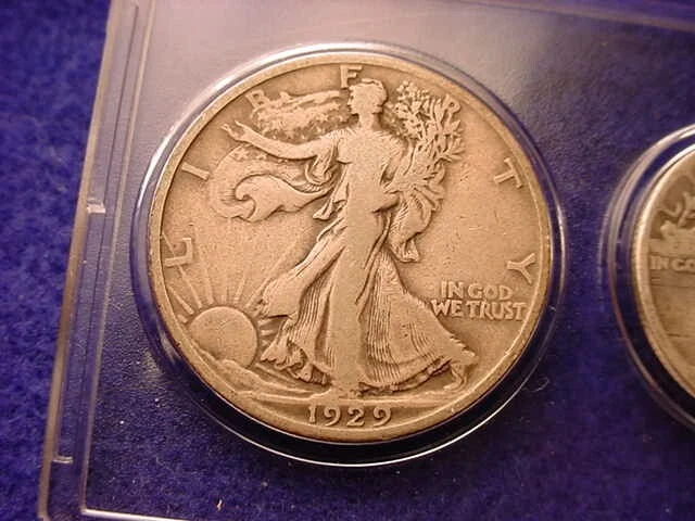 1929 DENVER NICE 5 COIN MINT SET GREAT 90% SILVER coins!    #12 - Image 2 of 4