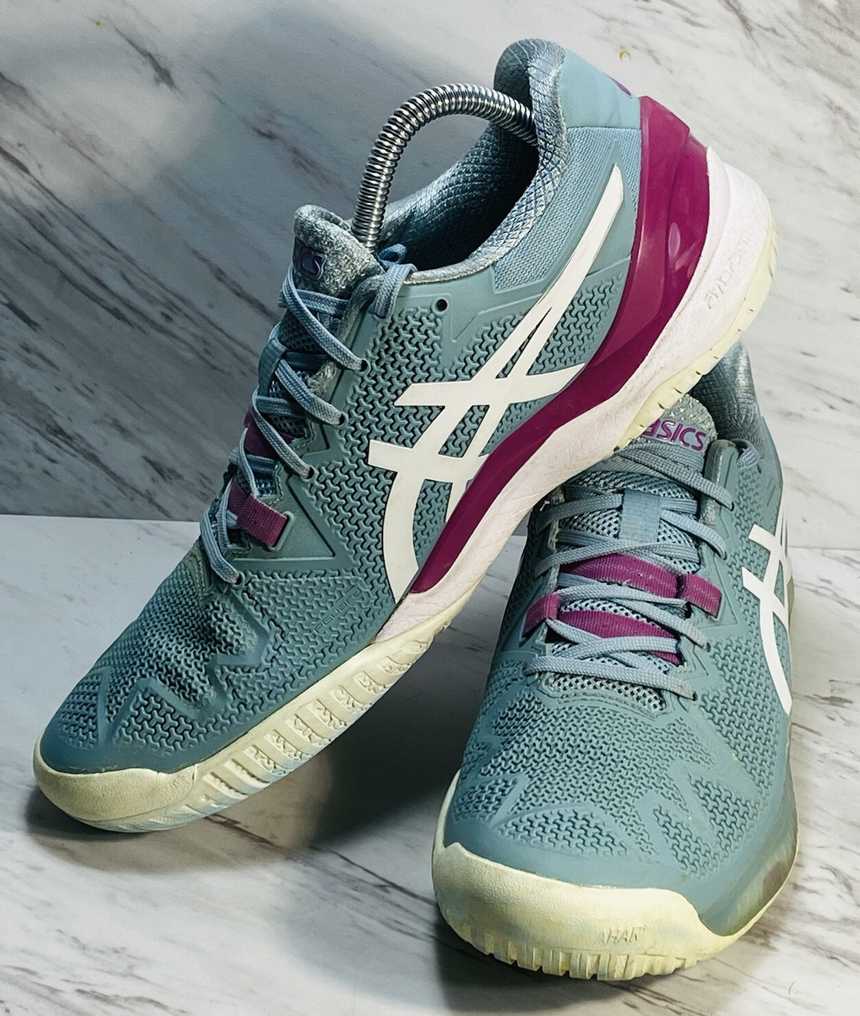 ASICS GELResolution 8 Women's Tennis Court Shoes Siz… Gem