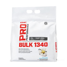 GNC Pro Performance Bulk 1340 8 Servings Vanilla Cake Flavor Workout 3.22kg NEW