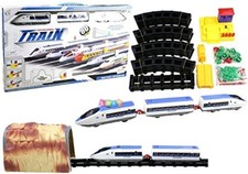 Electronische Eisenbahn Express Train Set Mit Bahnhof und Tunnel