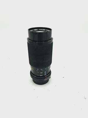 SOLIGOR 80-200mm F4.5 Multicoated Zoom+Macro C/D Auto Lens F Mount