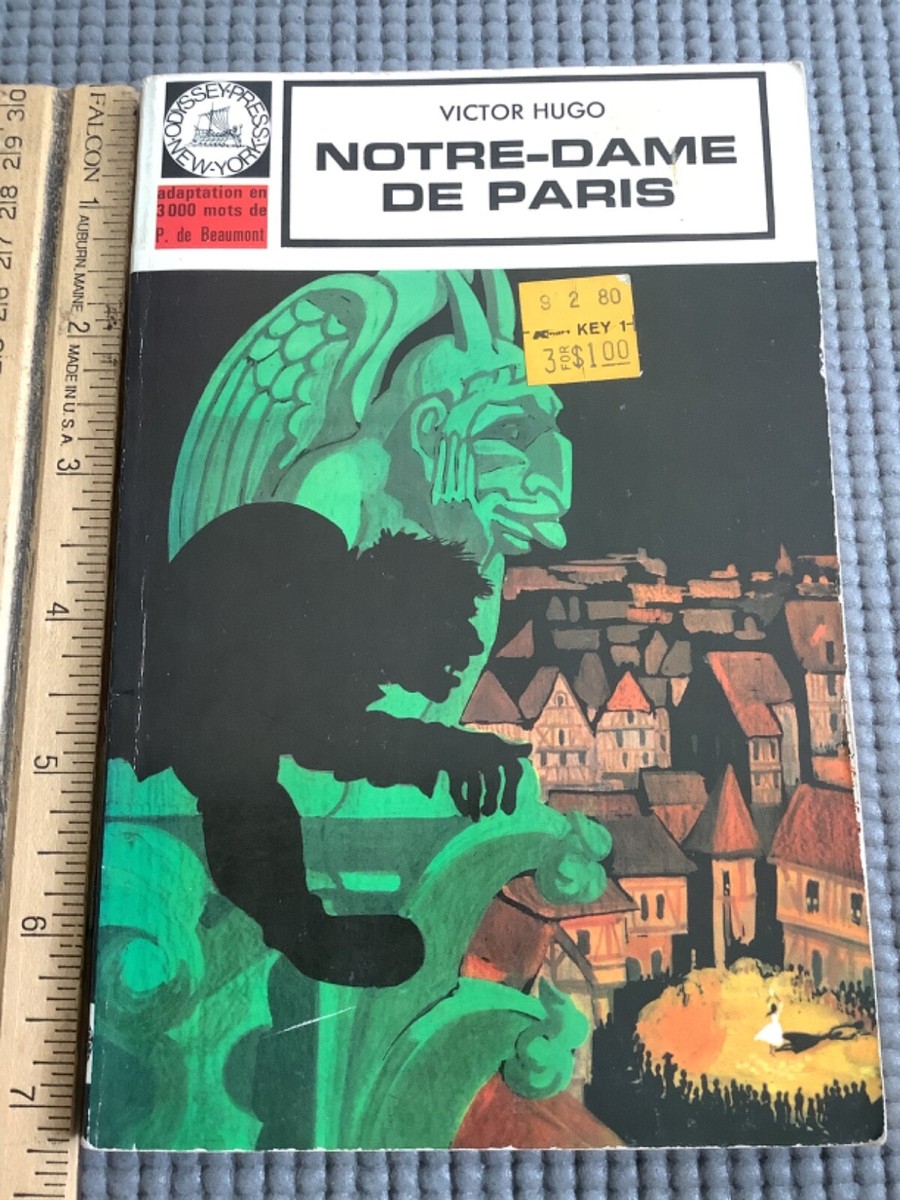Notre-Dame de Paris Victor Hugo Vintage Book French Version