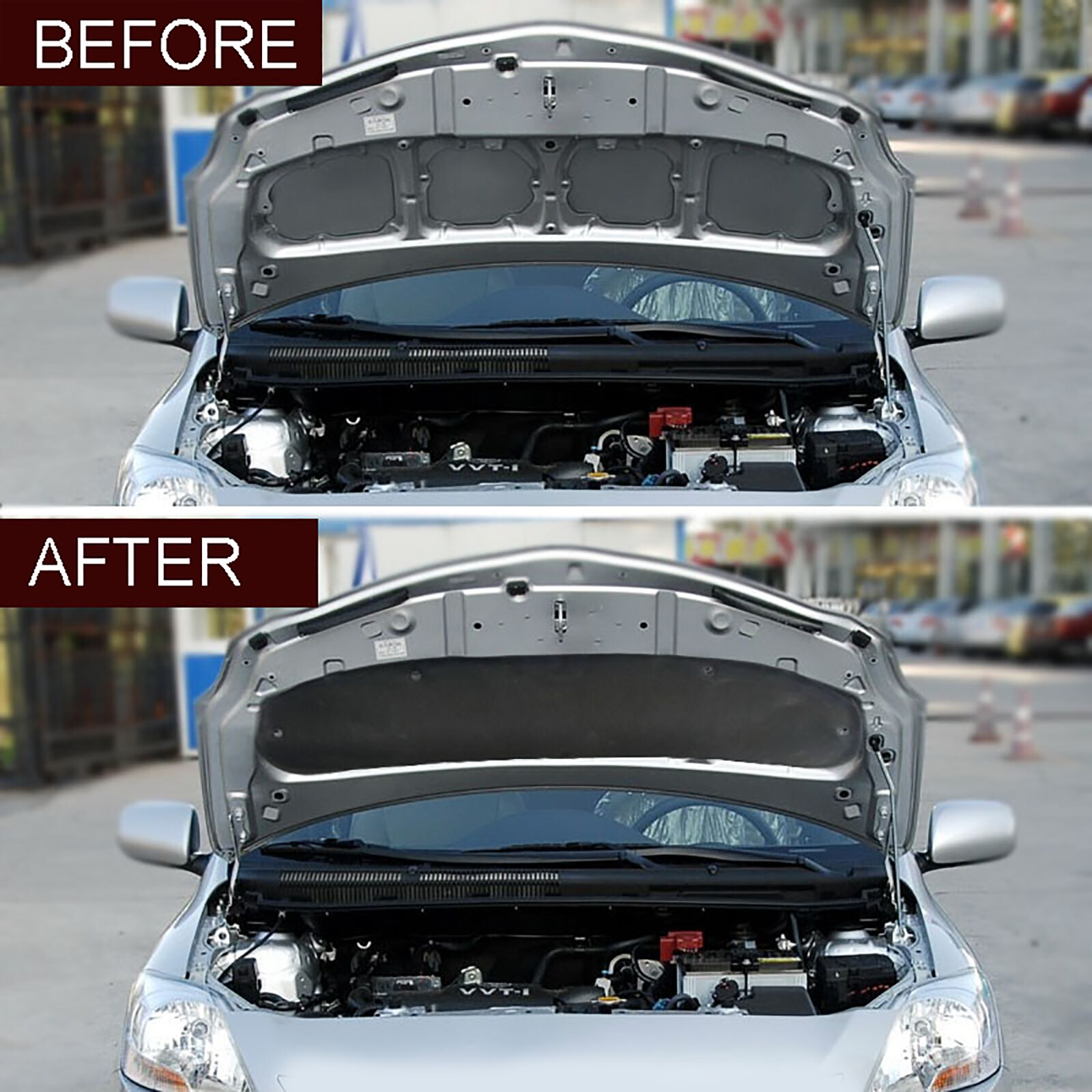 Cotton Car Hood Pad Soundproof Heat Insulation Cover Mat For Toyota