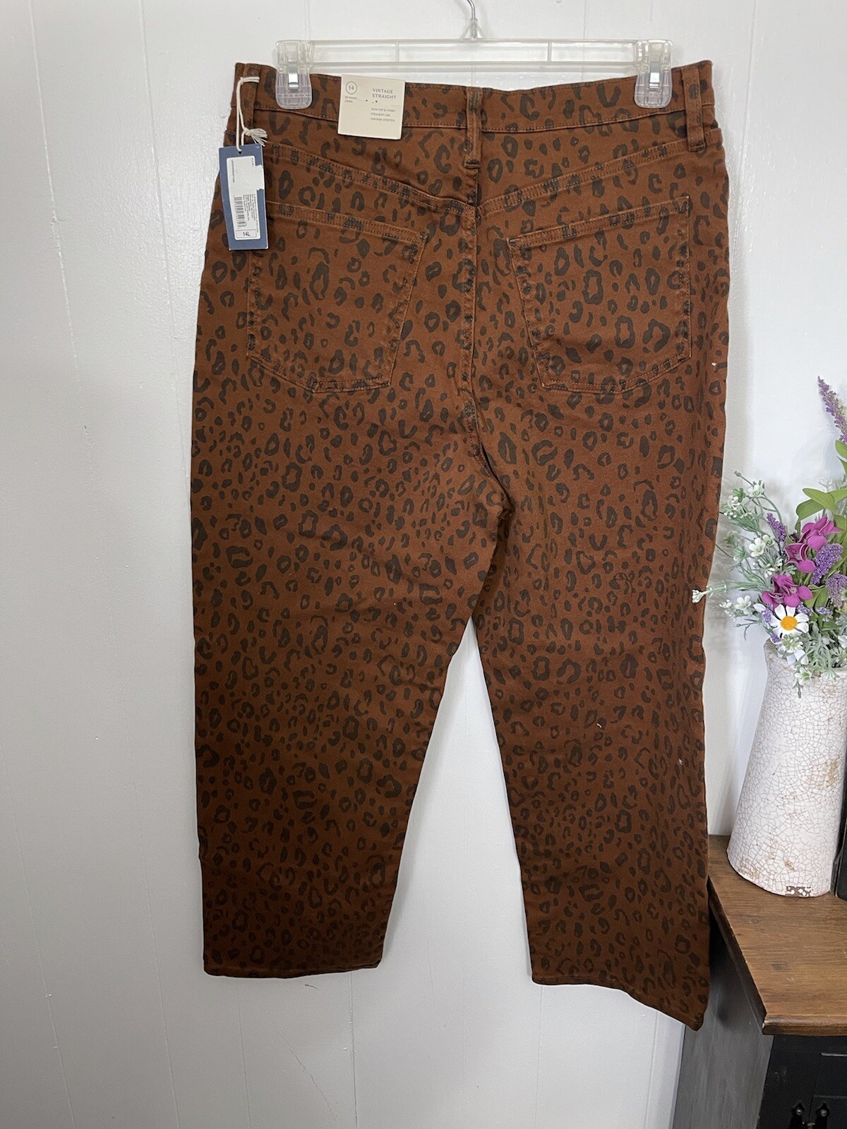 Universal Thread 12 Leopard Vintage Straight Deni… - image 3