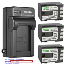 Kastar Battery Wall Charger for Canon NB-2L12 2L14 & Canon MVX35i MVX40 MVX30i