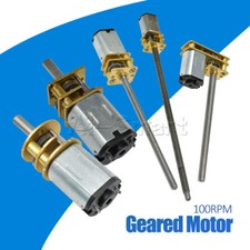Ingranaggio Riduzione Micro Velocità 3V 6V 12V/100RPM Albero Ruota Cambio Metallo