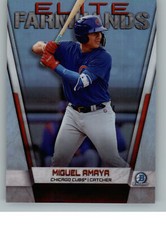 2019 Bowman Chrome Elite Farmhands EF-MA Miguel Amaya - Chicago Cubs