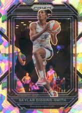 2023 Panini Prizm WNBA SKYLAR DIGGINS-SMITH #130 CRACKED ICE PRIZM MERCURY