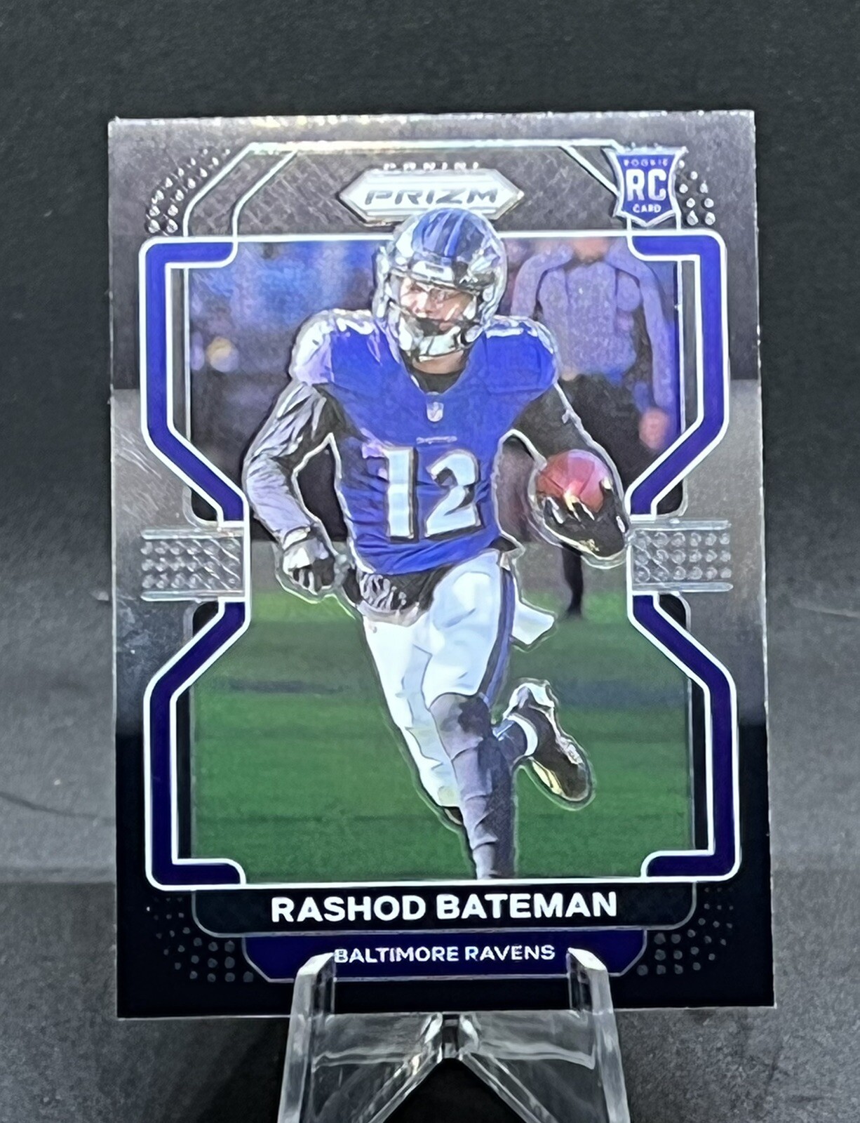 RASHOD BATEMAN 2021 Panini Chronicles Prizm Black RC #PB-12 Baltimore Ravens