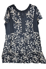 Women's Simply Emma Plus Black & White Floral Desk to Dinner Dress Size 3X NWT