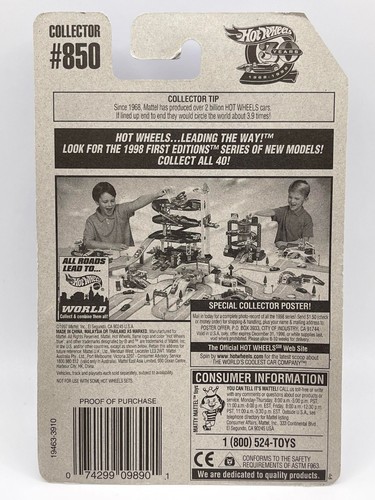 HOT WHEELS RAIL RODDER COLLECTOR #850 - Picture 2 of 2