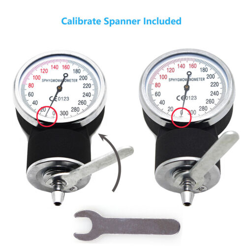 Sphygmomanometer Manual Arm Blood Pressure Monitor BP Cuff Gauge Tester Machine - Picture 12 of 12