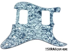 *NEW Big Apple Style for Fender Stratocaster Strat PICKGUARD Black Gray Pearloid