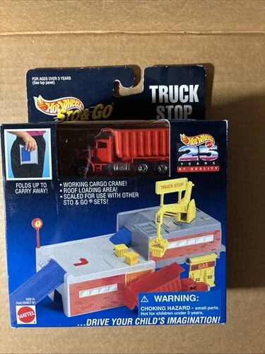 1995 Vintage Mattel Hot Wheels Sto & Go Truck Stop New In Box Motorized