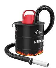 Bidone Aspiracenere Professionale Elettrico 1000W NIKLAS per stufe Camini 18 LT