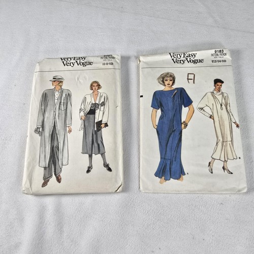 Patron De Couture Vintage Very Easy Very Vogue 1986 – Styles Variés, Tailles 6-18, USA, Uncut