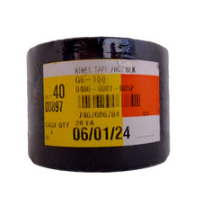 Mueller Kinesiology Tape Black - 20 Individual Tape Strips