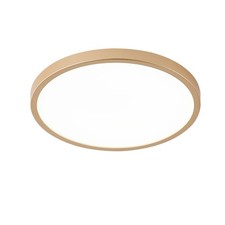 Gold LED Flush Mount Ceiling Light Fixture, 12inch 28W 5000k Daylight LED Cei...