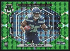 2023 Panini Mosaic #ND-11 Zach Charbonnet Green Mosaic RC