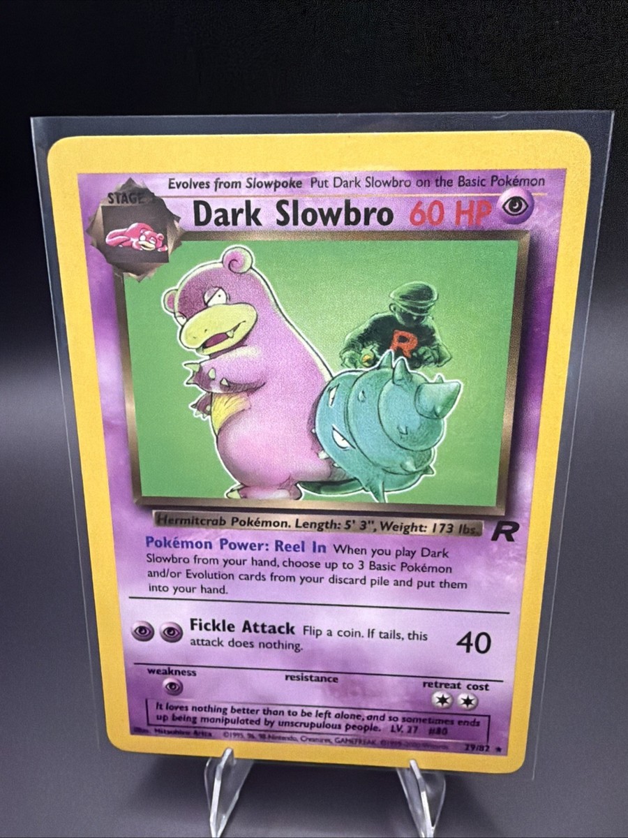 Dark Slowbro 英語版 29/82 Pokemon TCG Team Rocket #29/82 Dark Slowbro (29) 1st Edition LP | eBay